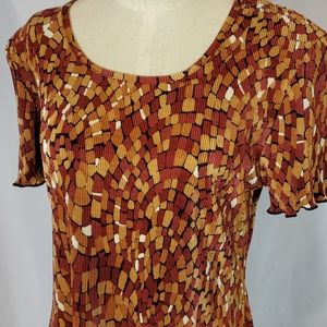 Connected apparel crinkle knit shift dress, 8P